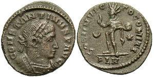 1 Follis /  AE3 Empire romain (27BC-395) Bronze Constantin I (272 - 337)