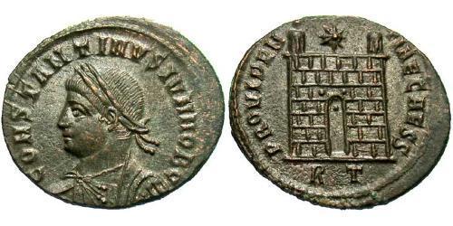 1 Follis /  AE3 Empire romain (27BC-395) Bronze Constance II (317 - 361)