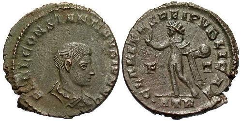 1 Follis /  AE3 Empire romain (27BC-395) Bronze Constance II (317 - 361)