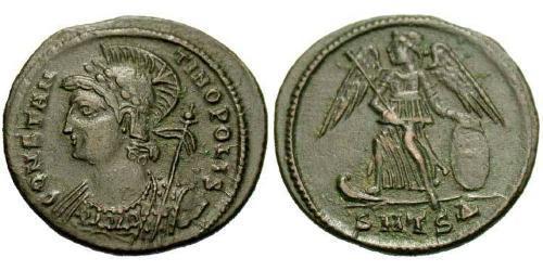 1 Follis /  AE3 Empire romain (27BC-395) Bronze Constantin I (272 - 337)