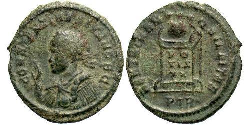 1 Follis /  AE3 Empire romain (27BC-395) Bronze Constance II (317 - 361)