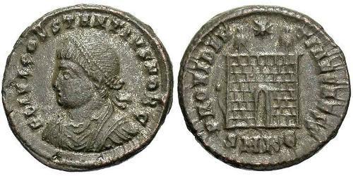 1 Follis /  AE3 Empire romain (27BC-395) Bronze Constance II (317 - 361)