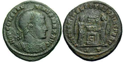 1 Follis /  AE3 Empire romain (27BC-395) Bronze Constantin I (272 - 337)