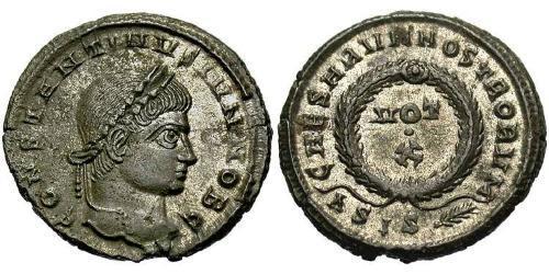 1 Follis /  AE3 Empire romain (27BC-395) Bronze Constance II (317 - 361)
