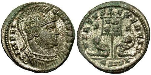1 Follis /  AE3 Empire romain (27BC-395) Bronze Licinius I (265-324)