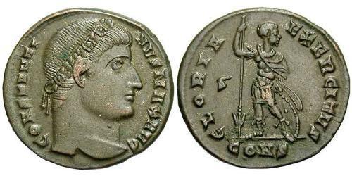 1 Follis /  AE3 Empire romain (27BC-395) Bronze Constantin I (272 - 337)