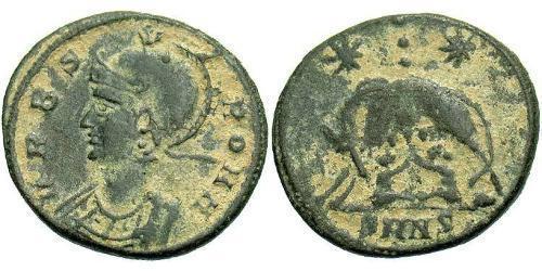 1 Follis /  AE3 Empire romain (27BC-395) Bronze Constantin I (272 - 337)