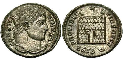 1 Follis /  AE3 Empire romain (27BC-395) Bronze Constantin I (272 - 337)