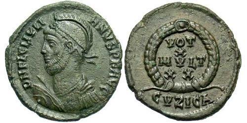 1 Follis /  AE3 Empire romain (27BC-395) Bronze Julien II  (331-363)