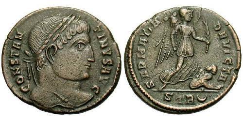 1 Follis /  AE3 Empire romain (27BC-395) Bronze Constantin I (272 - 337)