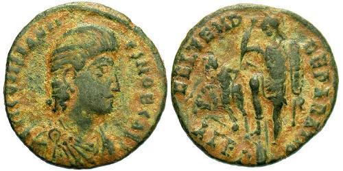 1 Follis /  AE3 Empire romain (27BC-395) Bronze Trébonien Galle (206-253)