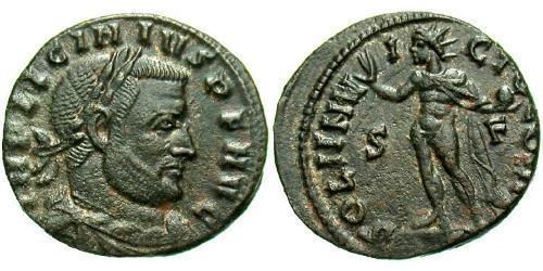 1 Follis /  AE3 Empire romain (27BC-395) Bronze Licinius I (265-324)