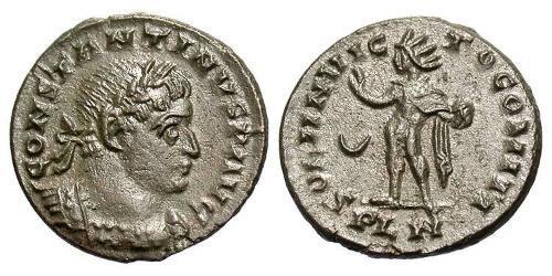 1 Follis /  AE3 Empire romain (27BC-395) Bronze Constantin I (272 - 337)