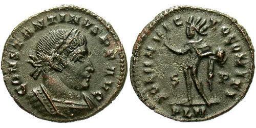 1 Follis /  AE3 Empire romain (27BC-395) Bronze Constantin I (272 - 337)