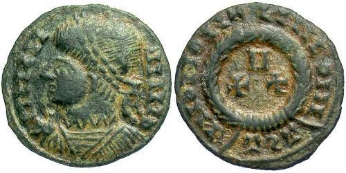 1 Follis /  AE3 Empire romain (27BC-395) Bronze Constance II (317 - 361)