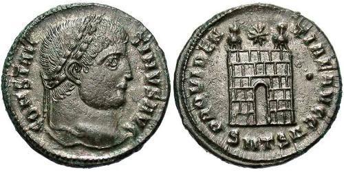 1 Follis /  AE3 Empire romain (27BC-395) Bronze Constantin I (272 - 337)