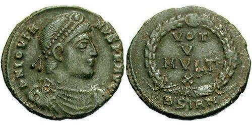 1 Follis /  AE3 Empire romain (27BC-395) Bronze Jovien (331- 364)