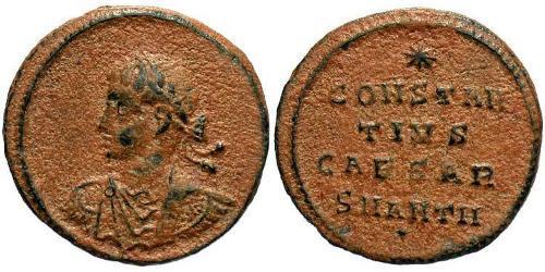 1 Follis /  AE3 Empire romain (27BC-395) Bronze Constance II (317 - 361)