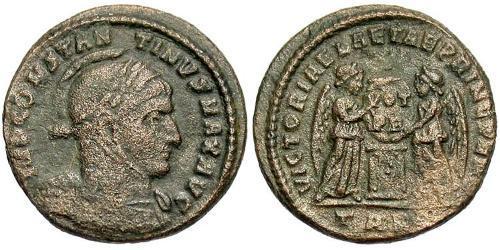 1 Follis /  AE3 Empire romain (27BC-395) Bronze Constantin I (272 - 337)