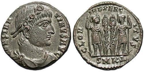 1 Follis /  AE3 Empire romain (27BC-395) Bronze Constantin I (272 - 337)