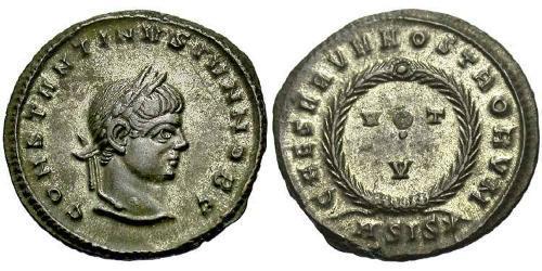 1 Follis /  AE3 Empire romain (27BC-395) Bronze Constance II (317 - 361)
