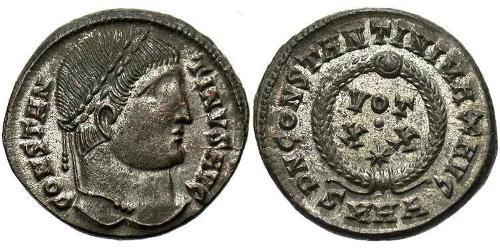 1 Follis /  AE3 Empire romain (27BC-395) Bronze Constantin I (272 - 337)