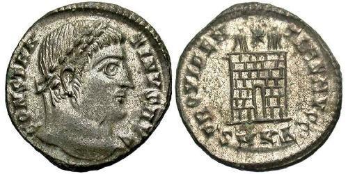 1 Follis /  AE3 Empire romain (27BC-395) Bronze Constantin I (272 - 337)