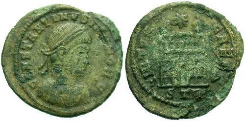 1 Follis /  AE3 Empire romain (27BC-395) Bronze Constance II (317 - 361)
