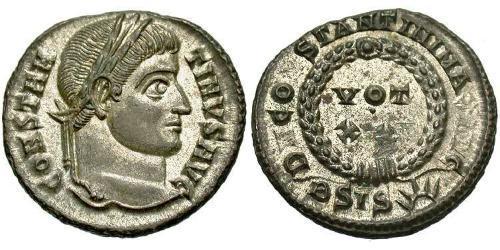 1 Follis /  AE3 Empire romain (27BC-395) Bronze Constantin I (272 - 337)