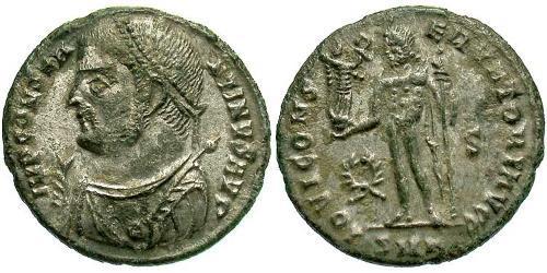 1 Follis /  AE3 Empire romain (27BC-395) Bronze Constantin I (272 - 337)