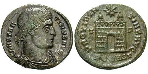 1 Follis /  AE3 Empire romain (27BC-395) Bronze Constantin I (272 - 337)