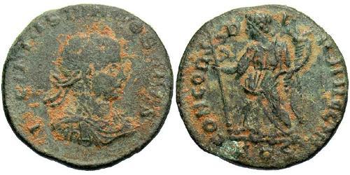 1 Follis /  AE3 Empire romain (27BC-395) Bronze Licinius II (315-326)