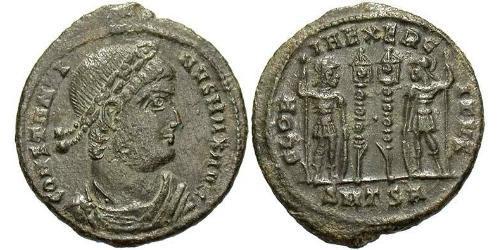 1 Follis /  AE3 Empire romain (27BC-395) Bronze Constantin I (272 - 337)