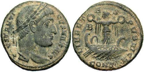1 Follis /  AE3 Empire romain (27BC-395) Bronze Constantin I (272 - 337)