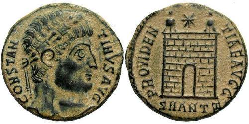 1 Follis /  AE3 Empire romain (27BC-395) Bronze Constantin I (272 - 337)