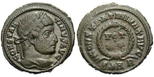 1 Follis /  AE3 Empire romain (27BC-395) Bronze Constantin I (272 - 337)