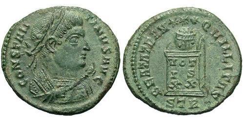 1 Follis /  AE3 Empire romain (27BC-395) Bronze Constantin I (272 - 337)