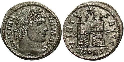 1 Follis /  AE3 Empire romain (27BC-395) Bronze Constantin I (272 - 337)