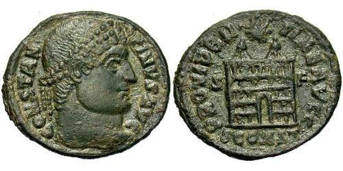 1 Follis /  AE3 Empire romain (27BC-395) Bronze Constantin I (272 - 337)