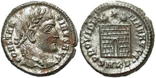 1 Follis /  AE3 Empire romain (27BC-395) Bronze Constantin I (272 - 337)