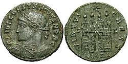 1 Follis /  AE3 Empire romain d