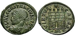 1 Follis /  AE3 Empire romain d