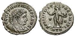 1 Follis /  AE3 Roman Empire (27BC-395) Bronze Constantine I (272 - 337)