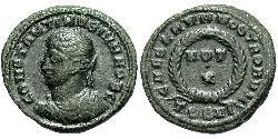 1 Follis /  AE3 Roman Empire (27BC-395) Bronze Constantius II (317 - 361)
