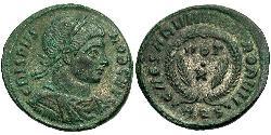 1 Follis /  AE3 Roman Empire (27BC-395) Bronze Crispus (305 - 326)