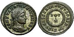 1 Follis /  AE3 Roman Empire (27BC-395) Bronze Constantius II (317 - 361)
