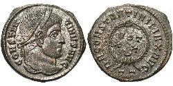 1 Follis /  AE3 Roman Empire (27BC-395) Bronze Constantine I (272 - 337)