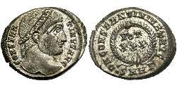 1 Follis /  AE3 Roman Empire (27BC-395) Bronze Constantine I (272 - 337)