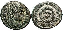 1 Follis /  AE3 Roman Empire (27BC-395) Bronze Constantine I (272 - 337)