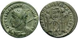 1 Follis /  AE3 Roman Empire (27BC-395) Bronze Constantine I (272 - 337)